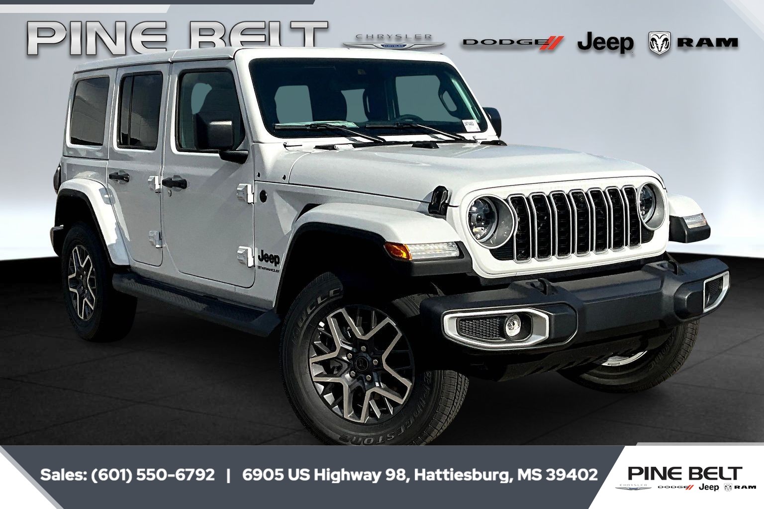 New 2025 Jeep Wrangler Sahara Sport Utility in Hattiesburg